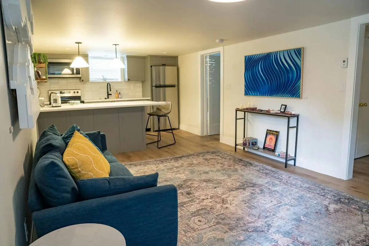 Underground sanctuary reception area