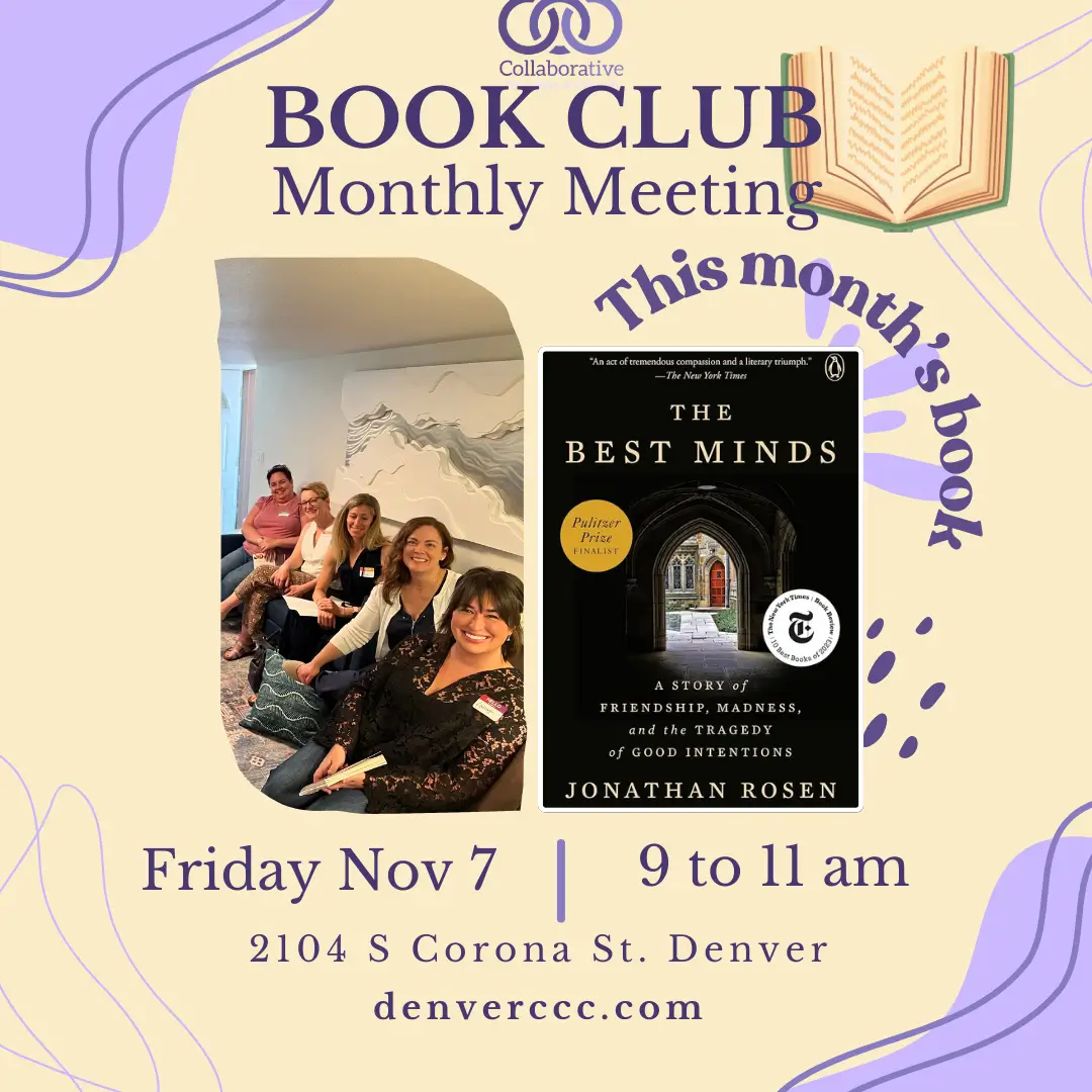 NovemberTherapist Book Club flyer